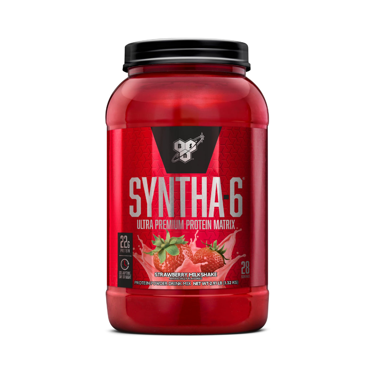 BSN SYNTHA-6 Whey Protein Powder, Micellar Casein, Milk Protein Isolate Powder, Vanilla Ice Cream, 5 Pounds, 48 Servings (Pack of 1) - Package May Vary