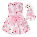 choyaxo Floral Dog Dress Cute Dog Skirt Pet Dress Summer Pet Clothes for Puppy Small Cats