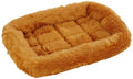 MidWest Homes for Pets QuietTime Dog Bed - White Fleece Bolster, Ultra-Soft and Machine Washable, Fits 42-Inch Crates and Carriers, for Large Breed Dogs