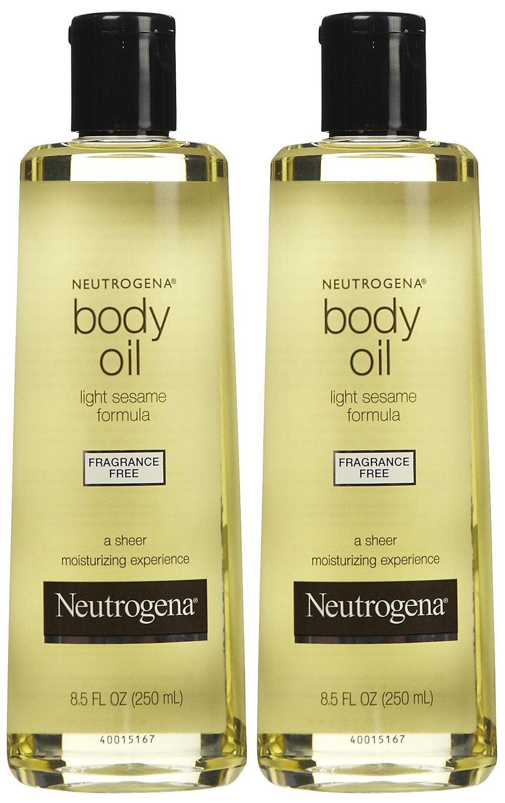 Neutrogena Body Oil Light Sesame Formula, Lightweight, Quick-Absorbing Nourishing Moisturizing Oil, Before and After Shower Application for Smooth, Radiant Looking Skin, Non-Greasy Feel, 16 fl oz