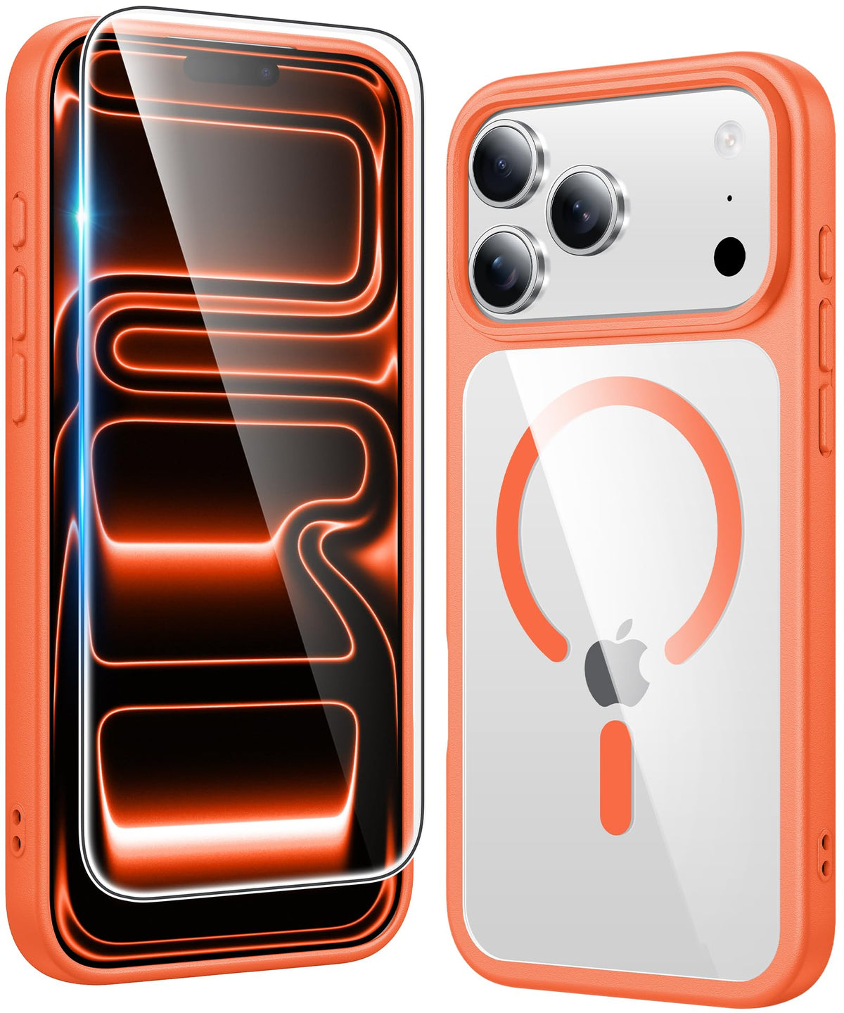 FNTCASE for iPhone 18 Pro Max Case / 17 Pro Max Clear Case Fit for Magsafe