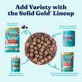 Solid Gold Bison Dry Dog Food for Large Dogs – High Protein, Whole Grain Kibble with Real Bison, Brown Rice & Omega 3 – Large Kibble w/Probiotics for Gut Health - Adult Dog Food - Nutrientboost™–22LB