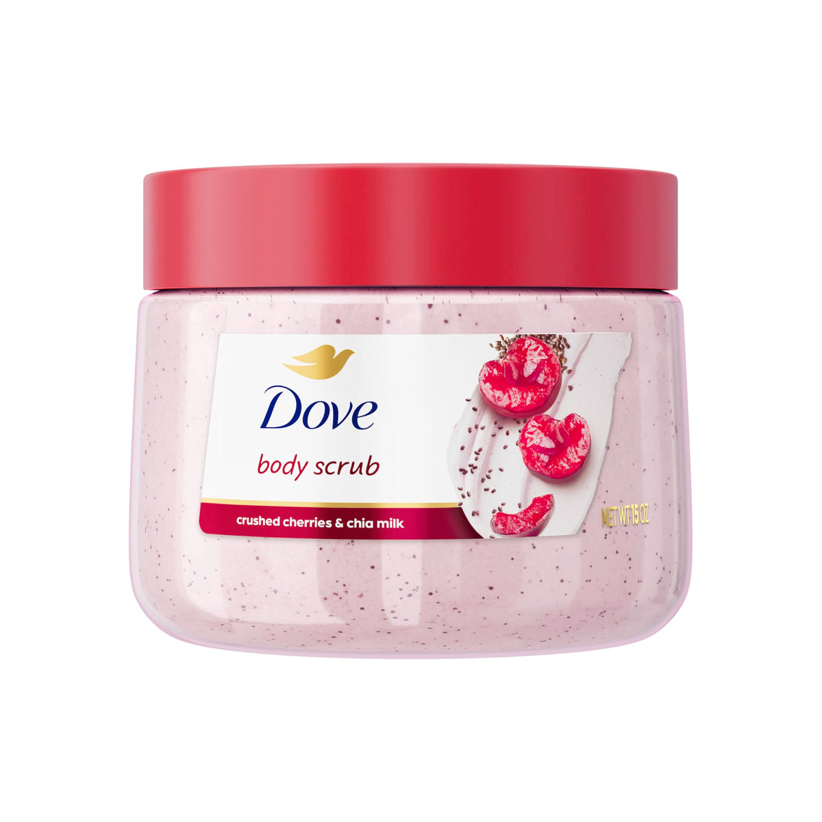 Dove Body Scrub Macadamia & Rice Milk, 15 oz | Exfoliating body scrub that deeply nourishes and reveals soft, smooth and radiant skin