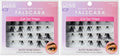 KISS Falscara DIY Eyelash Extension Lengthening Wisps - Featherlight Synthetic Reusable Artificial Eyelashes Multipack of 24 Mini Lash Clusters for that Authentic Eyelash Extension Look