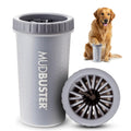Dexas MudBuster Large Dog Paw Cleaner, Matte Black, Fits 2.5"-3.5" Wide Paws, Gentle Silicone Bristles for Quick, Easy Cleaning