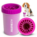 Dexas MudBuster Large Dog Paw Cleaner, Matte Black, Fits 2.5"-3.5" Wide Paws, Gentle Silicone Bristles for Quick, Easy Cleaning