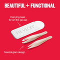 Revlon Designer Series 2-Piece Mini Tweezer Set For Travel