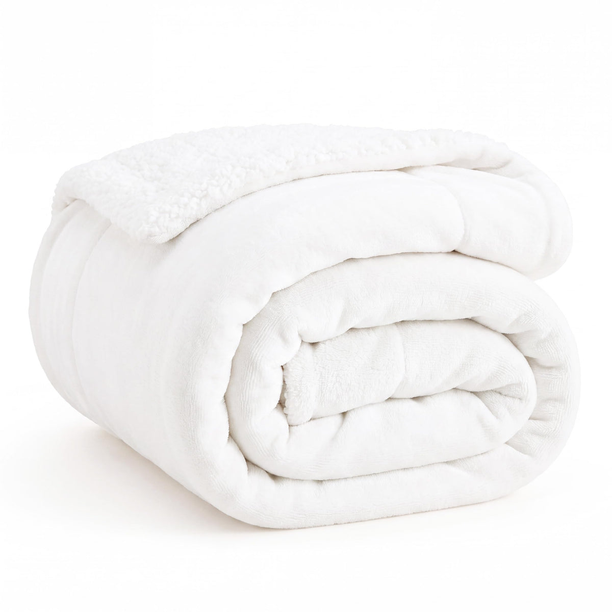 Bedsure GentleSoft Sherpa Fleece Throw Blanket for Couch, Non-Heated, Thick and Warm Throw for Women and Men, Soft Fuzzy Plush Weight Blanket for Winter, Navy, 50x60 Inches