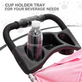 MoNiBloom Pet Stroller for Small/Medium Dogs and Cats up to 33 lbs, Pink