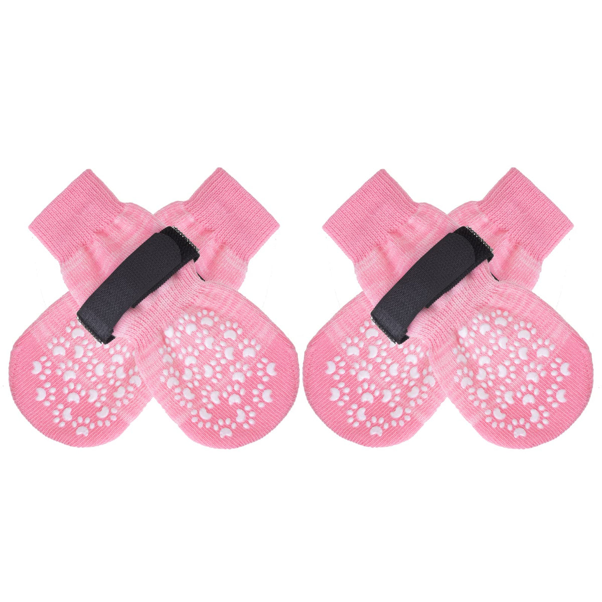 Anti Slip Dog Socks to Prevent Licking Paws, Dog Shoes for Hot Pavement, Dog Booties for Small Medium Large Senior Dogs, Traction Control Boots & Paw Protectors for Hardwood Floors