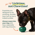 WOOF Pupsicle - Long-Lasting Interactive Dog Ball Toy to Keep Your Pup Busy and Distracted - Safe for Dogs - Low-Mess Design - Dog Toys for Medium and Large Dogs 25-75 lbs
