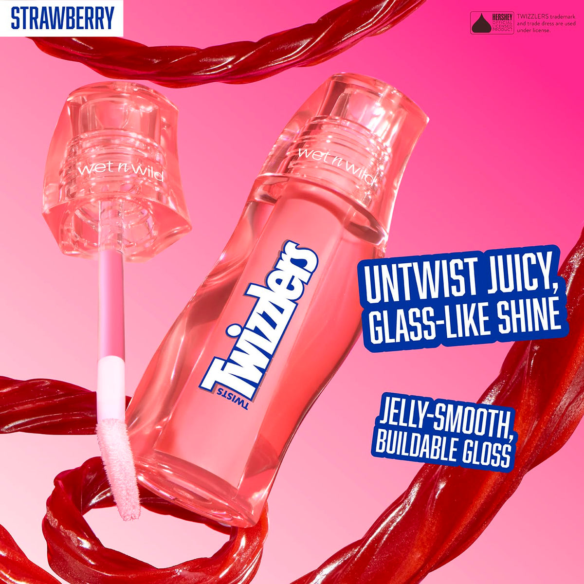 Twizzlers Lip Gloss - Strawberry - Hershey's Trick-or-Treat Halloween Candy