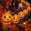 8.5FT Pumpkin String Lights with 10 Bulbs for Halloween Outdoor Decor Party