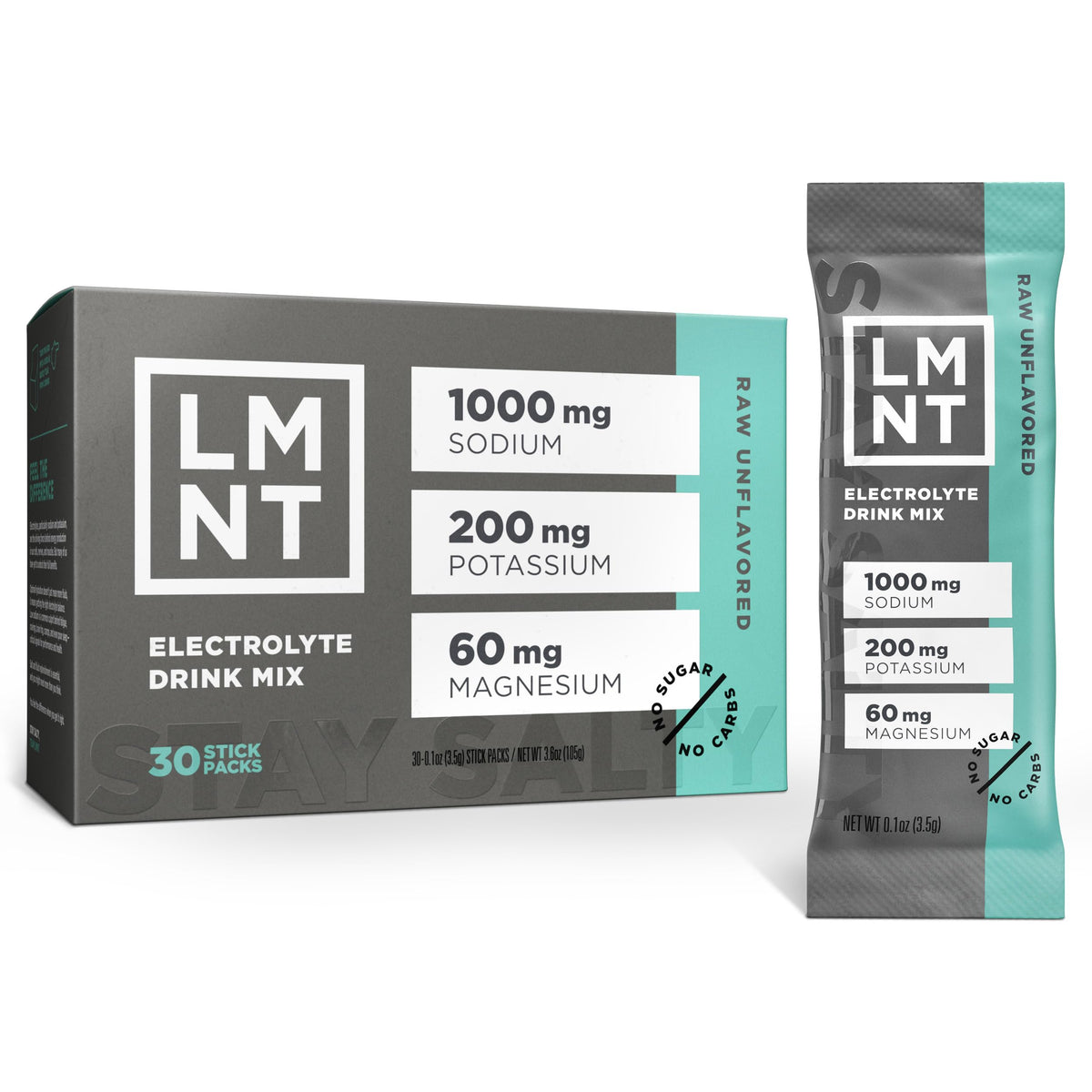 LMNT Zero Sugar Electrolytes - Watermelon Salt | Drink Mix | 30-Count