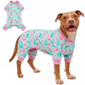 KYEESE Dog Christmas Pajamas for Small Dog Velvet Onesie with Red Snowflake