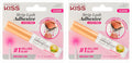 Kiss Lash Adhesive, Lash Glue, 24hr Strip Eyelash Adhesive, Clear, Includes Lash Adhesive, Long Lasting Wear, Can Be Used with Strip Lashes and Lash Clusters