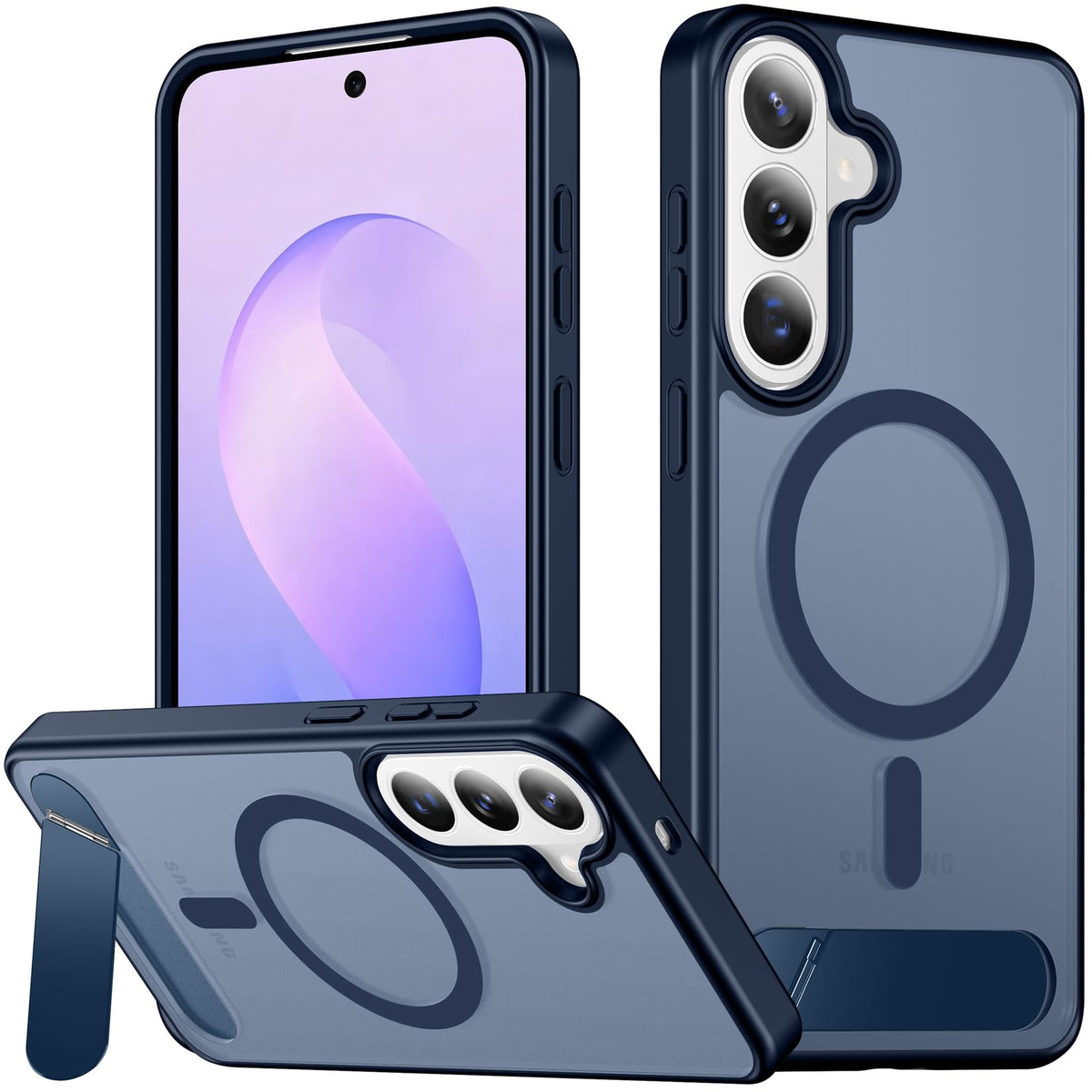 SPIDERCASE for Samsung Galaxy S26 Ultra Case,Built-in Stand,Clear
