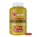 Qunol 200mg Ubiquinol, Powerful Antioxidant for Heart and Vascular Health, Essential for energy production, Natural Supplement Active Form of CoQ10, 60 Count