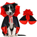 GOYOSWA Dog Halloween Costumes, Dog Vampire Devil Cloak Cape Costume Halloween Costumes for Small Medium Large Dogs Pets (Large)