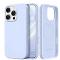 GolbinBox Magnetic for iPhone 16 Pro Max Case, Silicone Cover, Chalk Pink