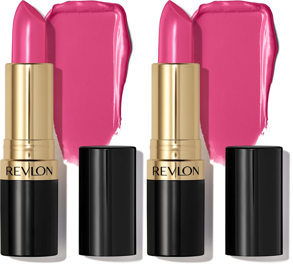 REVLON Super Lustrous Lipstick Gift Set, 5-Piece | 5-piece lipstick gift set. Creamy formula for soft, fuller-looking lips with a moisturized feel.