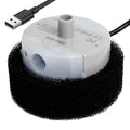 Ultra-Quiet Replacement Pump for Stainless Steel Cat Water Fountains - SMA-800 Motor - Safe and Easy to Clean with Low Voltage DC 5V and USB Cable (Pump) (Side Pump)