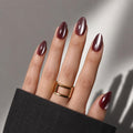 Halloween Press on Nails - French Tip Press on Nail with Blakc Web Bat, Short Almond Fake Nails Reusable Nails Press ons, 32 Pieces in 16 Sizes False Nails Kit with Glue, Grave Whisper