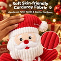 Christmas Dog Squeak Toys, Interactive Dog Toys for Aggressive Chewers