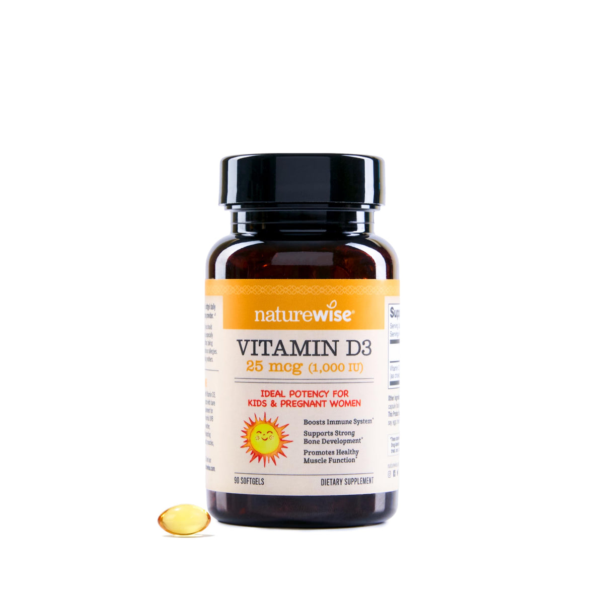 NatureWise Vitamin D3 2000iu (50 mcg) 1-Year Supply for Immune Support, Healthy Muscle Function, and Bone Health - Non-GMO, Gluten Free in Organic Extra Virgin Olive Oil, (Mini Softgel), 360 Count