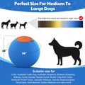 Happypaw 3.0 2026 Upgrade 18'' Herding Ball for Dogs – Enhanced Chew Resistance & Heavy-Duty Material, Dog Toy Agility Equipment for Australian Shepherds,Collies, Includes 5 Repair Patches