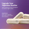 Natrol Sleep & Restore Magnesium Glycinate 100 mg, Melatonin-Free, 60 Count | Melatonin-Free Capsules, Nightitme Sleep-Aid for Adults, Calm Magnesium Glycinate with GABA, Botanical Blend, 100% Drug-Free
