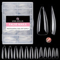 UNA GELLA French Toe Nail Press Ons, Pre-Etched 15 Sizes Sharp Square Berry Pink 180Pcs Press On Toenails False Toes Soft Gel Square Full Cover Fake Toenails for Nail Extensions DIY Salon Pedicure