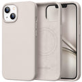 GolbinBox Magnetic for iPhone 16 Pro Max Case, Silicone Cover, Chalk Pink
