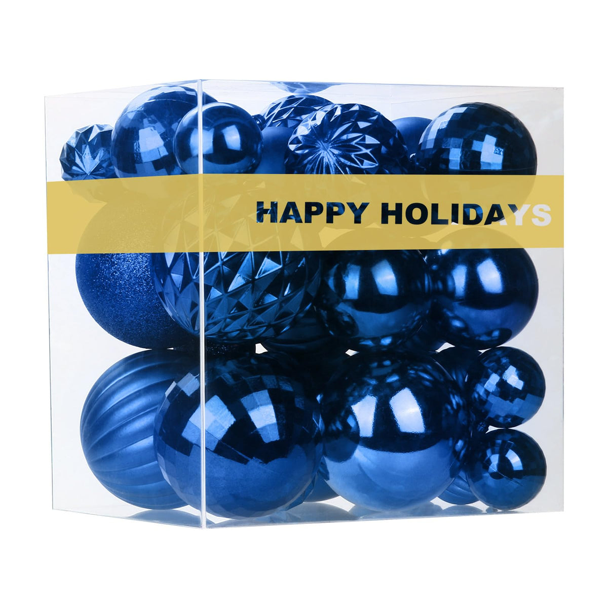 Rose Red 4.0" Large Christmas Balls - Christmas Tree Decoration Ornaments Shatterproof Hanging Balls for Birthday Halloween Holiday Wedding Decorations Set of 4pcs