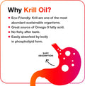 MegaRed - Omega-3 Krill Oil 350mg Softgels (130 Count in A Bottle), EPA & DHA Omega-3 Fatty Acids with No Fishy Aftertaste Unlike Fish Oil, Contains Antioxidant Astaxanthin