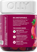 OLLY Women's Multivitamin Gummy, Women's Overall Wellness,* Vitamins A, C, D, E, Biotin, Folic Acid, Adult Chewable Supplement, Berry Flavored, 65 Day Supply - 130 Count