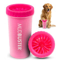 Dexas MudBuster Large Dog Paw Cleaner, Matte Black, Fits 2.5"-3.5" Wide Paws, Gentle Silicone Bristles for Quick, Easy Cleaning