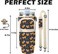 Stanley Cup Bag, Cup Holder for Stanley 30oz/40oz Tumbler with Handle, Stanley Carrier Bag with 4Pcs Cute Straw Topper for Stanley Cup Accessories