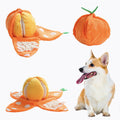 Nocciola Halloween Pumpkin Dog Toys, Hide and Seek Snuffle Plush Dog Toy for Small Dogs, Puppy Squeaky Toy with Crinkle Papers for Boredom