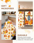 Miss Adola Fall Microfiber Kitchen Towels Set of 2, Straw Pumpkin