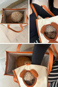 Dog/cat Carrier Purse – Viral on TikTok! Soft Travel Tote for Small Dogs or Cats with Leash Clip & Peek Window – Cute Bag for Bichon, Poodle, Yorkie, Chihuahua (