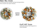 20" Harvest Fall Wreath for Front Door,Pumpkins Berries Autumn Wreaths