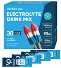 Venture Pal High Sodium Sugar-Free Electrolyte Powder Packets - Hydration Packets with Sodium, Potassium & Magnesium | Zero Calories | Keto, Vegan, and Paleo Friendly | 16 Sticks