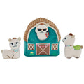Outward Hound Hide-A-Squirrel Dog Toy – Interactive 2‑in‑1 Plush Puzzle with 6 Squeaky Removable Squirrels, X-Large