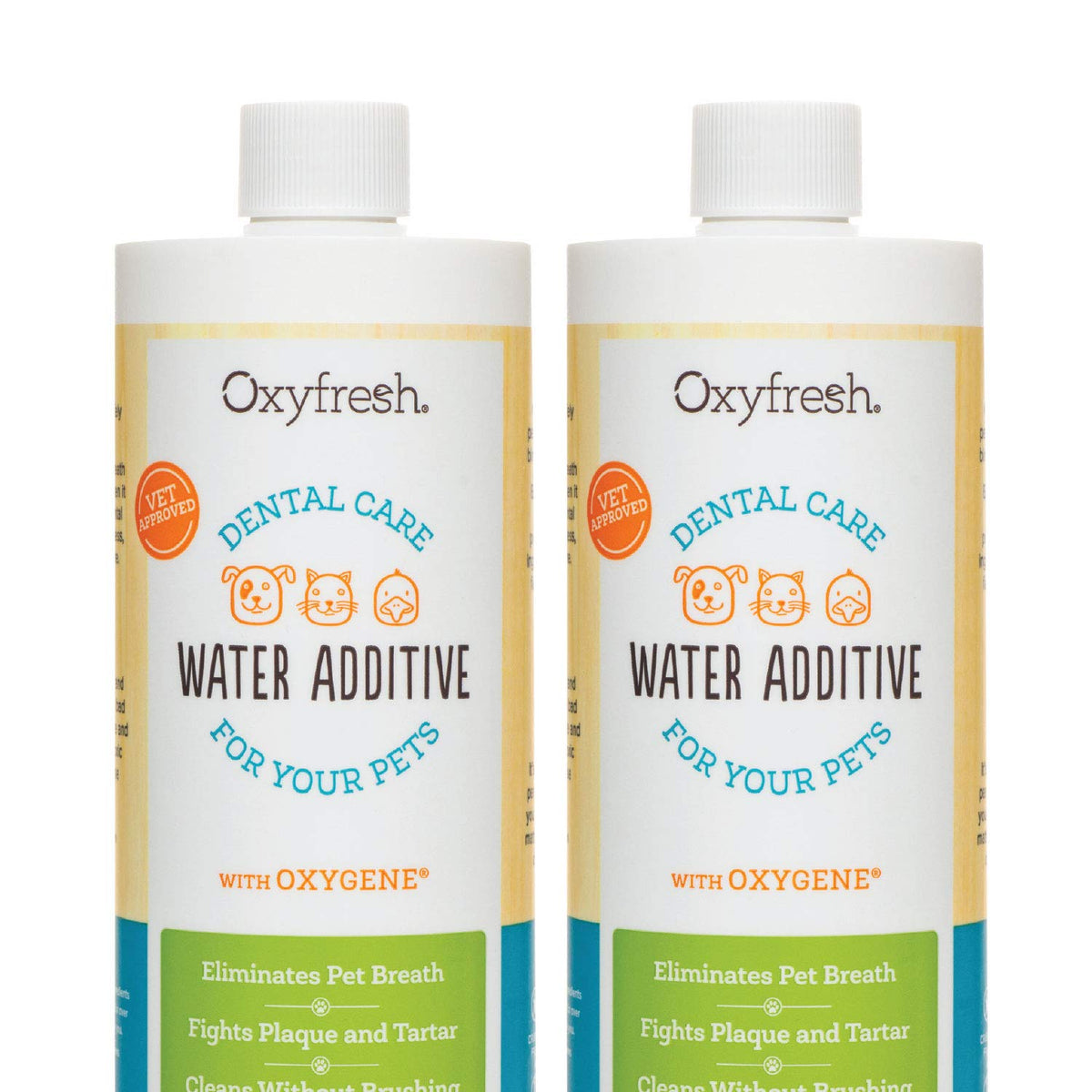 Oxyfresh Premium Pet Dental Care Solution Pet Water Additive: Best Way to Eliminate Bad Dog Breath and Cat Bad Breath - Fights Tartar & Plaque - So Easy, Just Add to Water! Vet Recommended 16 oz.