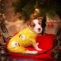 Frienda 3 Pcs Christmas Dog Pajamas,Snowman Pattern,S (fit 3.3-5.5lbs