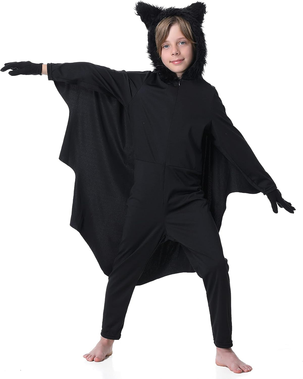 Seawhisper Bat Costume Kids Toddler Boys Girls Halloween Jumpsuit 2T-14