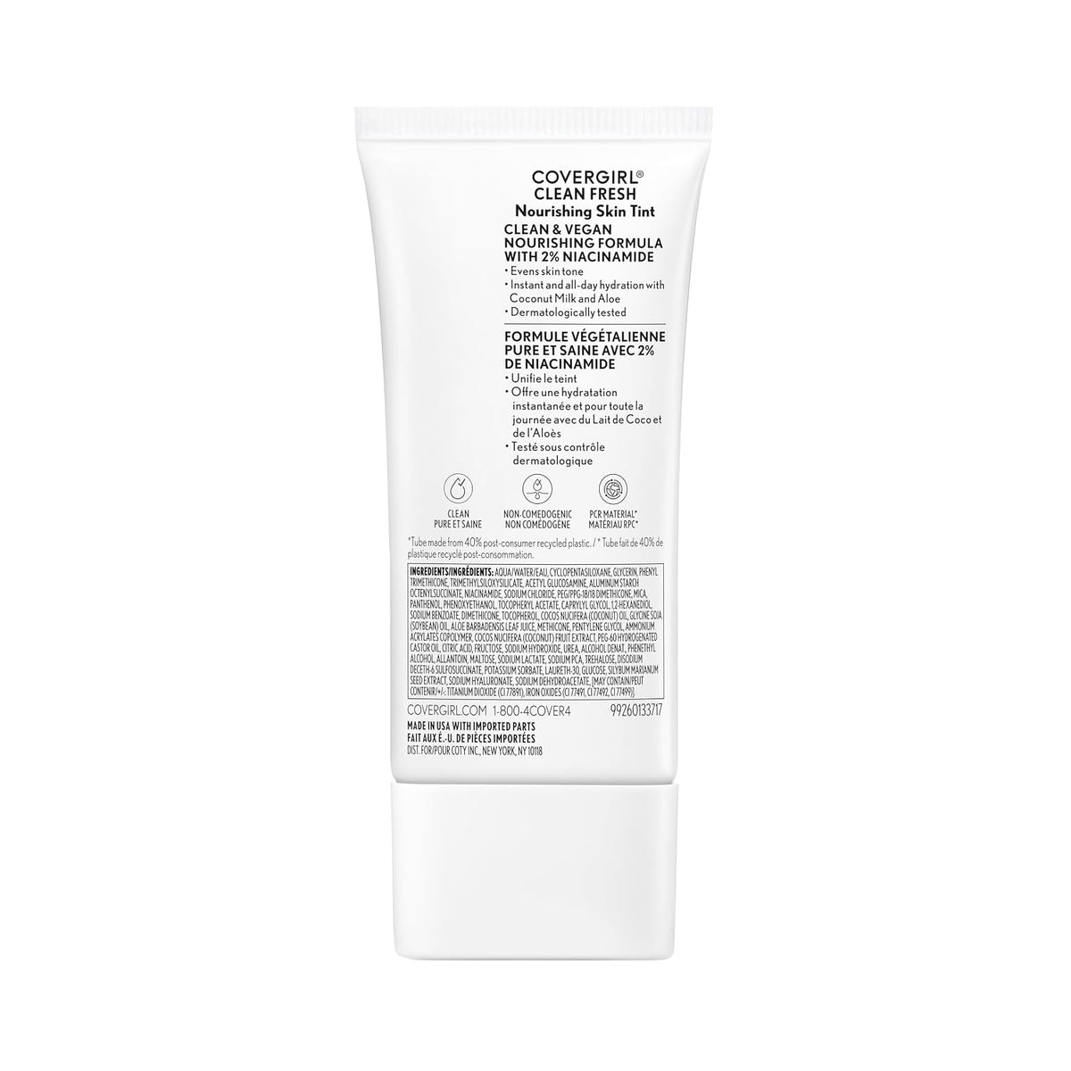 COVERGIRL Clean Fresh Skin Milk Foundation, Fair, 1 Fl Oz (Pack of 1) (packaging may vary)