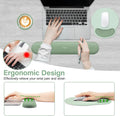 MOSISO Wrist Rest Support for Mouse Pad&Keyboard Set, Antique Green