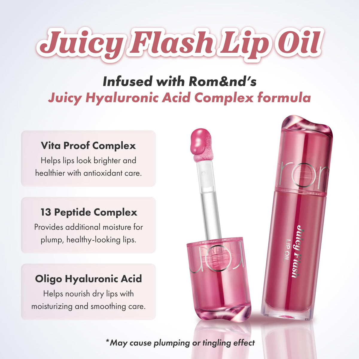 rom&nd JUICY FLASH LIP OIL 02 BERRY UP​
